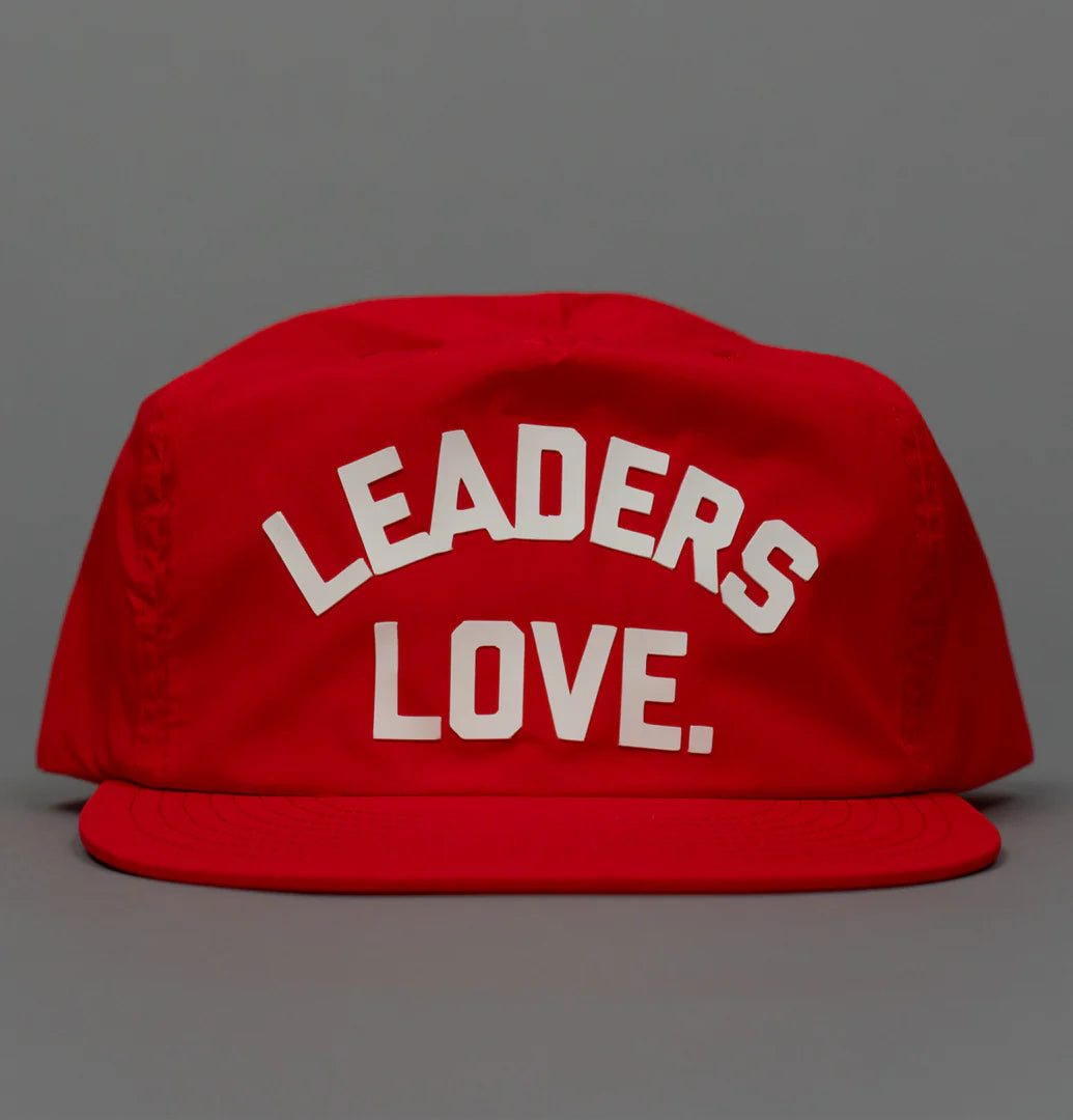 Fire Red Leaders Love Nylon Hat