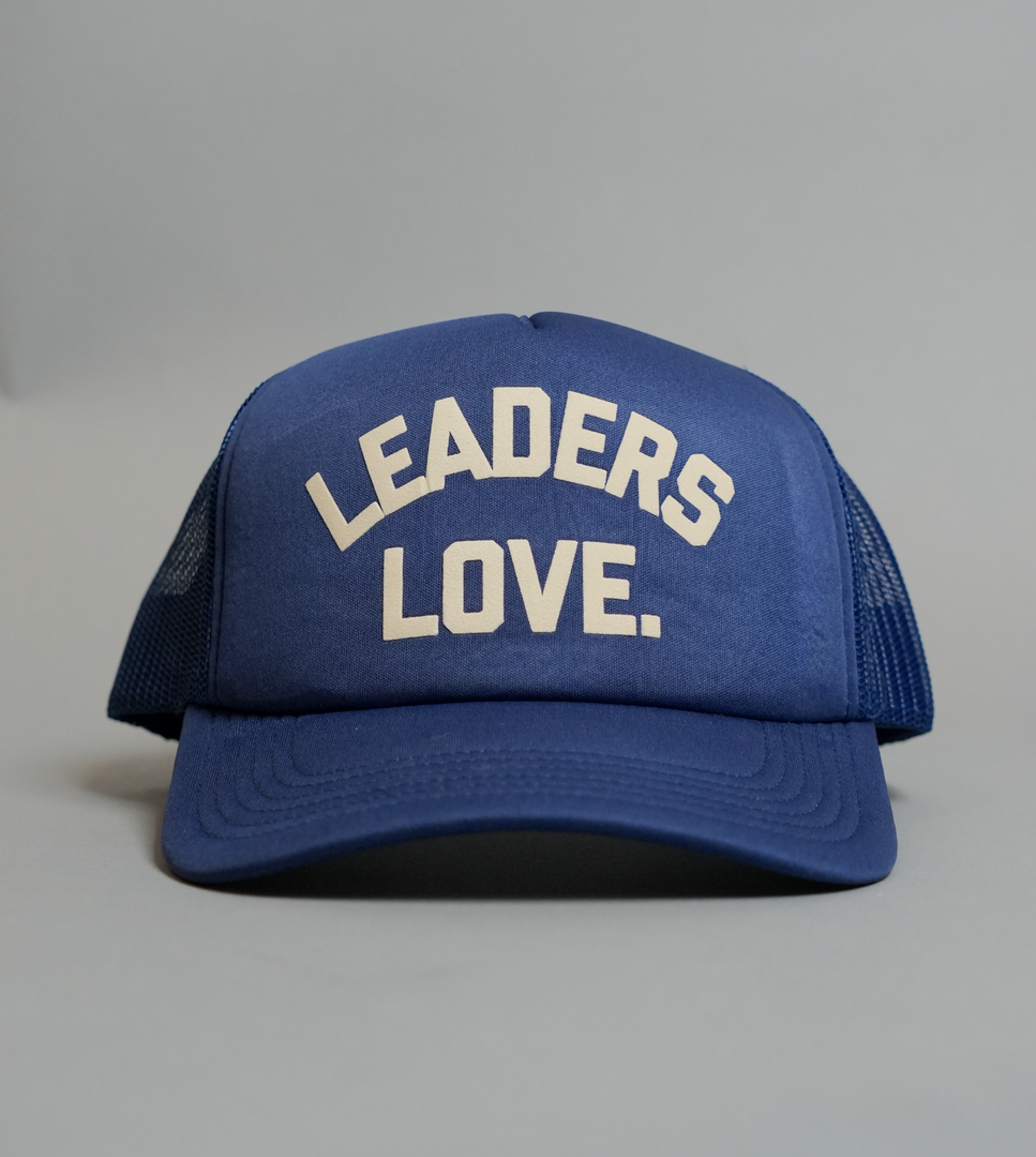 Blue Leaders Love Trucker Hat