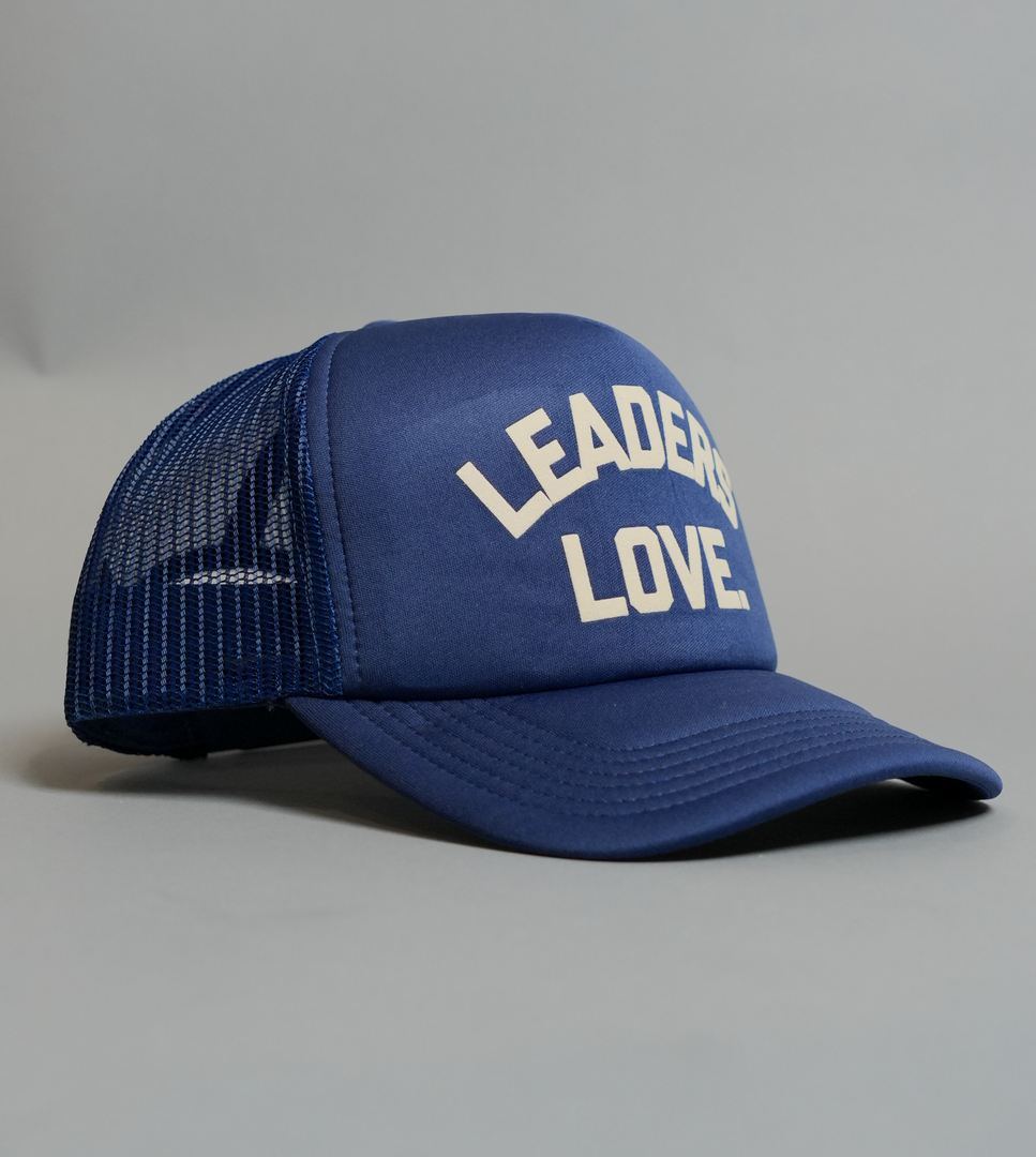 Blue Leaders Love Trucker Hat