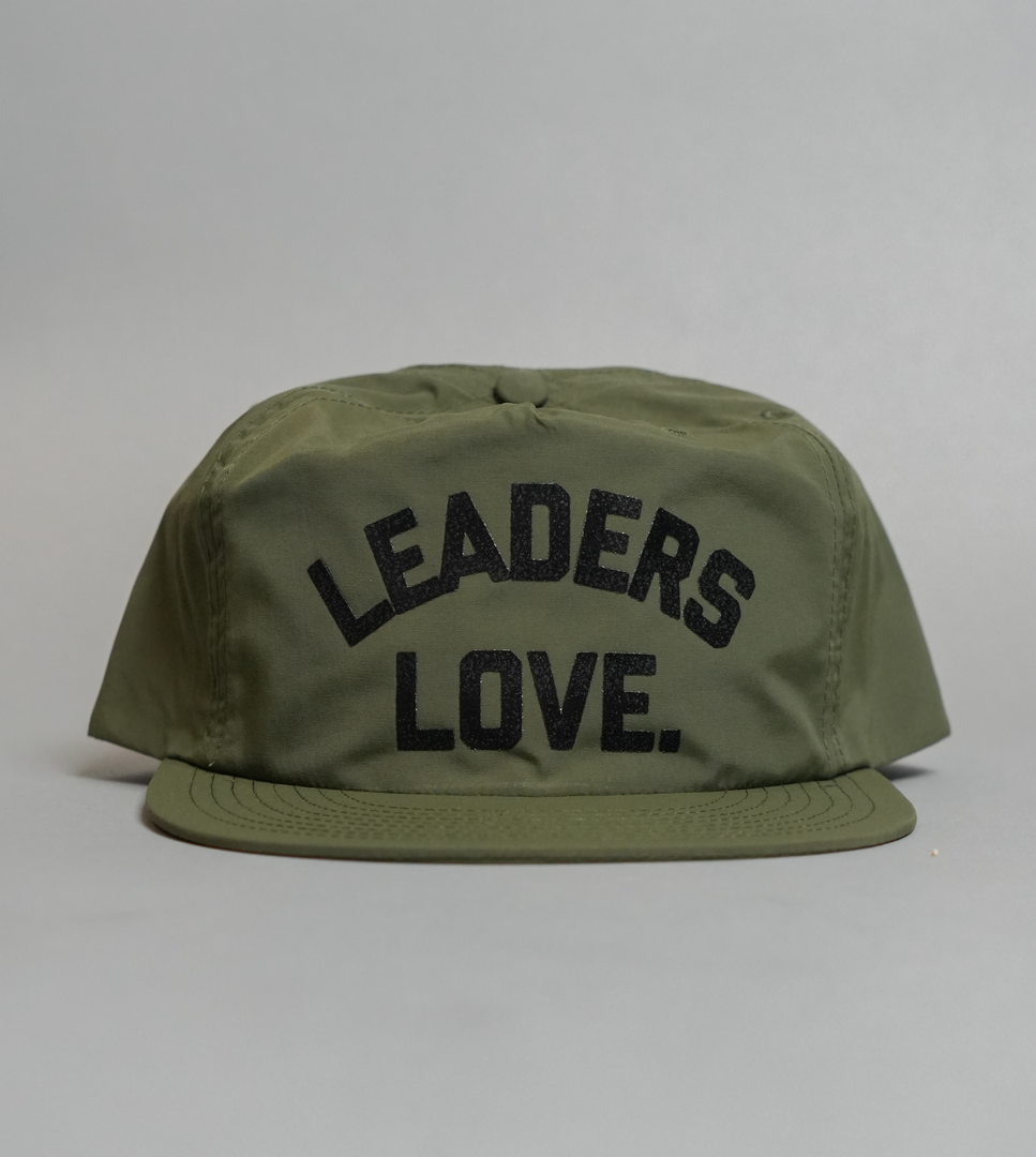 Army Green Leaders Love Nylon Hat