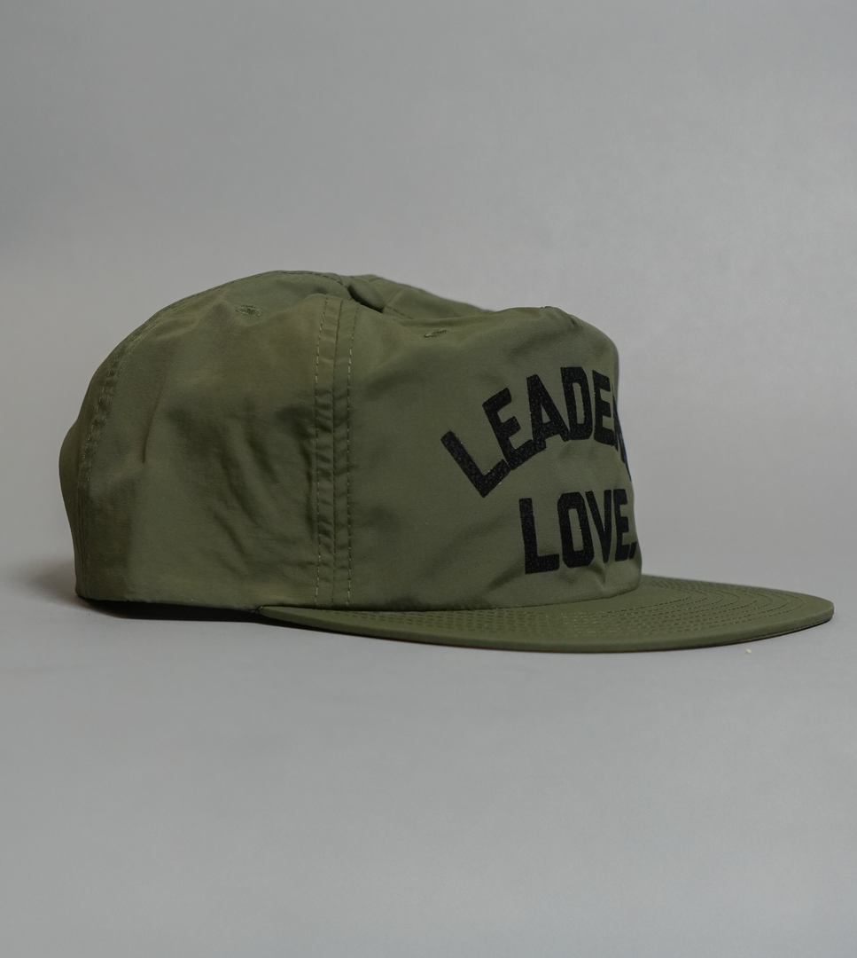 Army Green Leaders Love Nylon Hat